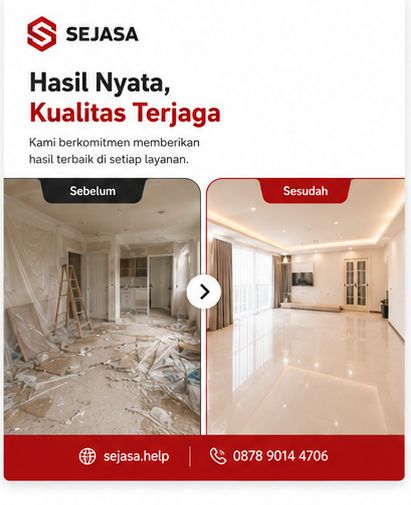 Hasil pengerjaan SeJasa